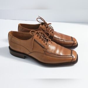 Lloyd Tan Leather Men's Dress Shoes. Size 7.5 US. Pre-owned.